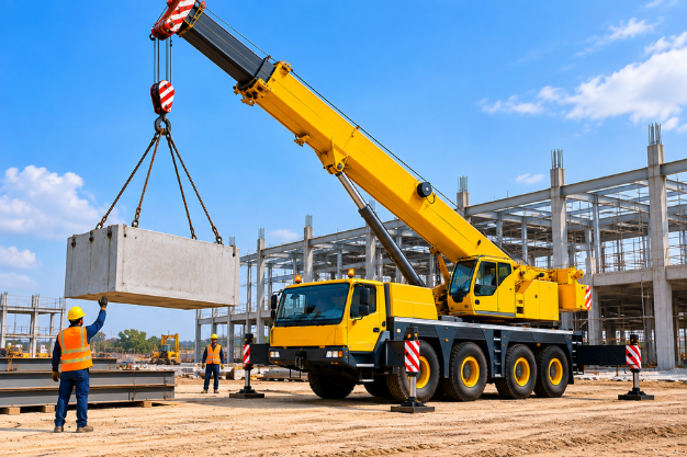 Manufacturer, Exporter, Importer, Supplier, Wholesaler, Retailer, Trader of Crane on Hire in Gurugram, Haryana, India.