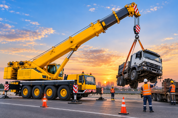Manufacturer, Exporter, Importer, Supplier, Wholesaler, Retailer, Trader of Emergency Crane Service in Gurugram, Haryana, India.