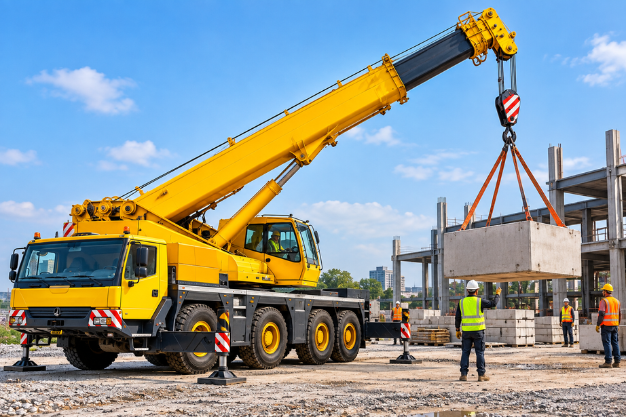 Manufacturer, Exporter, Importer, Supplier, Wholesaler, Retailer, Trader of Mobile Crane Service in Gurugram, Haryana, India.