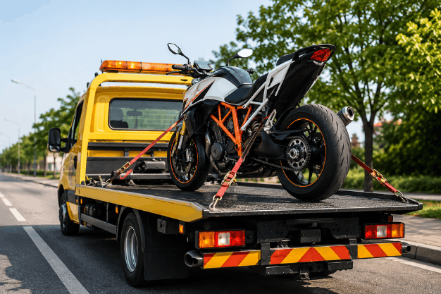 Manufacturer, Exporter, Importer, Supplier, Wholesaler, Retailer, Trader of Motorcycle Towing Services in Gurugram, Haryana, India.